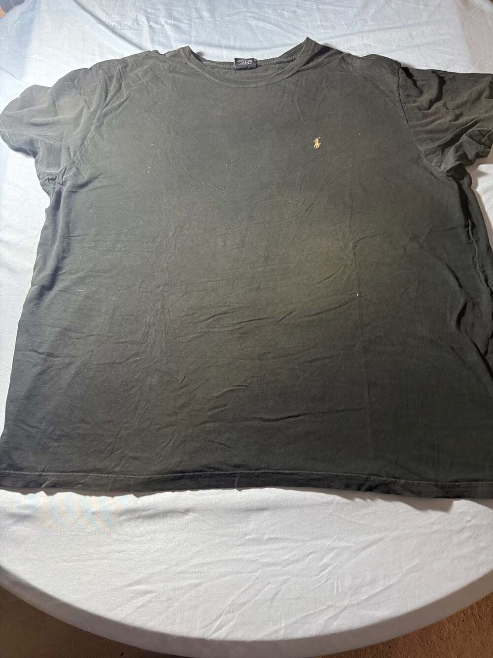 Polo by Ralph Lauren Men's Black Cotton Crew Neck T-Shirt, Size XXL